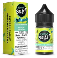 Flavour Beast Salt 30 mL - Extreme Mint 20 mg e-liquid bottle and package image