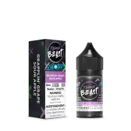 Flavour Beast Salt 30 mL - Grapplin Grape Sour Apple 20 mg e-liquid bottle and package image