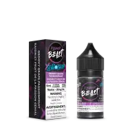 Flavour Beast Salt 30 mL - Groovy Grape Passionfruit 20 mg e-liquid bottle and package image
