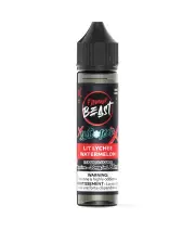 Flavour Beast Salt 60 mL - Lit Lychee Watermelon 20 mg e-liquid bottle and package image