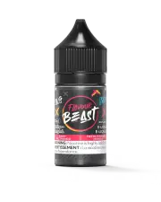 Flavour Beast Salt 60 mL - Ragin Razz Mango 20 mg e-liquid bottle and package image
