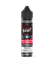 Flavour Beast Salt 60 mL - Savage Strawberry Watermelon 20 mg e-liquid bottle and package image
