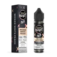 Flavour Beast Salt 60 mL - Wicked White Peach 20 mg e-liquid bottle and package image