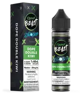 Flavour Beast Salt 60 mL - Dope Double Kiwi 20 mg e-liquid bottle and package image