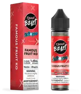Flavour Beast Salt 60 mL - Famous Fruit KO 20 mg e-liquid bottle and package image