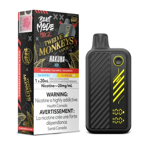 Flavour Beast X Twelve Monkeys Beast Mode Max 2 50K Flavour Beast X Twelve Monkeys Beast Mode Max 2 50K main product photo