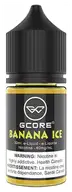 GCORE nic salt e-liquid 30mL — Banana Ice, 10 mg