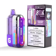 GCORE Nic Salt 30 mL (10 mg) - FROZEN GRAPE / Nicotine Strength: 10 mg
