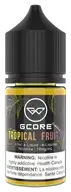 GCORE Tropical Salt 60mL 10mg — Tropical Fruit C. e-liquid bottle