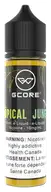 GCORE Tropical Salt 60mL 10mg — Tropical Jungle e-liquid bottle