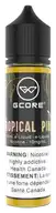 GCORE Tropical Salt 60mL 10mg — Tropical Pink e-liquid bottle