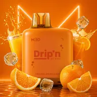 Level X M30 Drip'n Orange Sparkle Ice 30mL pod, 20mg/mL