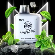 Level X M30 Unleashed Epic Peppermint Iced 30mL pod, 20mg/mL