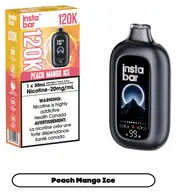 Insta Bar 120K Disposable Vape - Peach Mango Ice