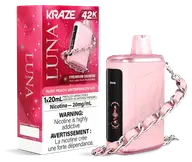 Kraze luna 42k — Ruby Peach Watermelon Ice disposable vape