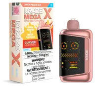 Kraze MEGA X 48K — JUICE PEACH ICE disposable vape