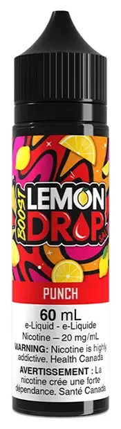LEMON DROP BOOST SALT 60ML — PUNCH e-liquid bottle LEMON DROP BOOST SALT 60ML — PUNCH e-liquid bottle