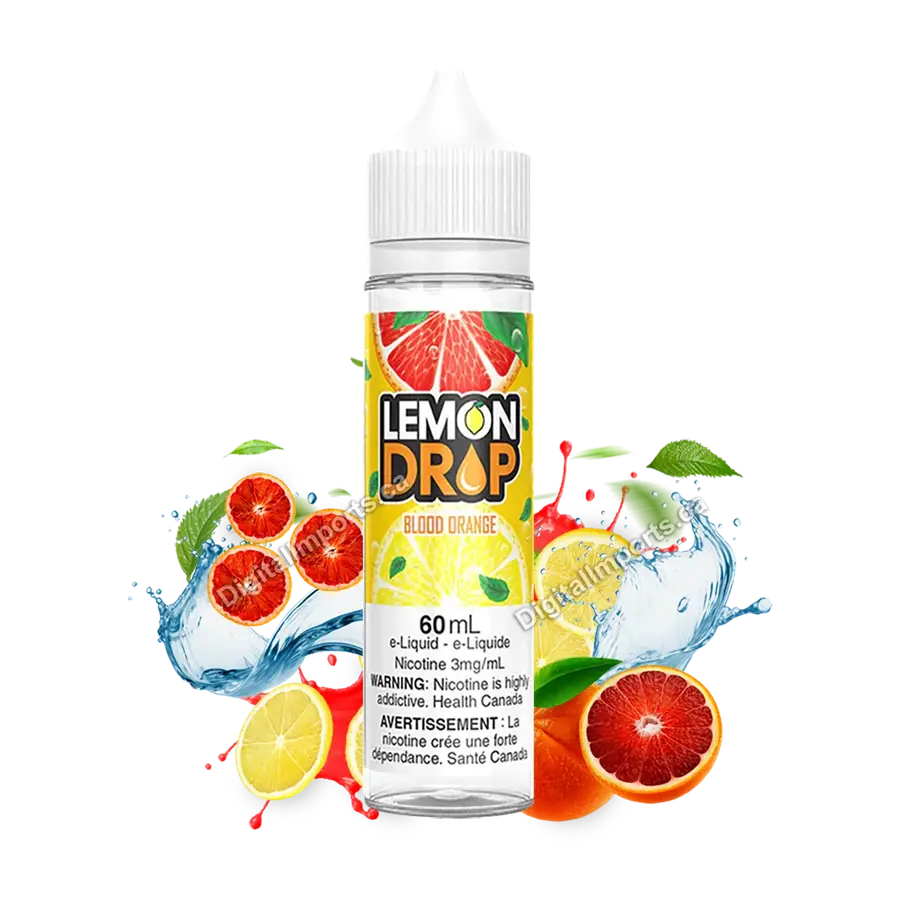 Lemon Drop freebase 60mL e-liquid — BLOOD ORANGE — 3 mg Lemon Drop freebase 60mL e-liquid — BLOOD ORANGE — 3 mg
