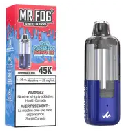 Mr Fog switch kit battery and juice - BLUE Raspberry CHERRY ICE