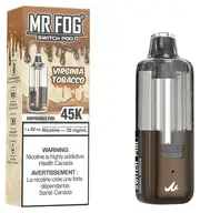 Mr Fog switch kit battery and juice - VERGINIA TABACCO