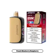 Orbito Lumo AI 120K Disposable Vape 30 mL - Peach Blueberry Raspberry