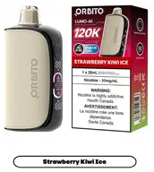 Orbito Lumo AI 120K Disposable Vape 30 mL - Strawberry Kiwi Ice