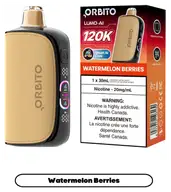 Orbito Lumo AI 120K Disposable Vape 30 mL - Watermelon Berries