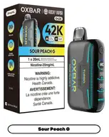 Rocky Vapor OXBAR G42K Disposable Vape - Sour Peach G