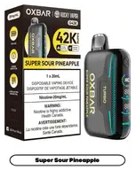 OXBAR ROCKY VAPOR OXBAR G42K — Super Sour Pineapple disposable vape