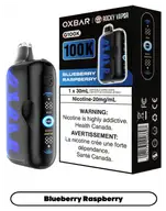 Rocky Vapor OXBAR G100K Disposable Vape - Blue Raspberry