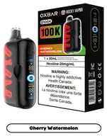 Rocky Vapor OXBAR G100K Disposable Vape - Cherry Watermelon