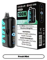 Rocky Vapor OXBAR G100K Disposable Vape - Fresh Mint