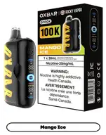 Rocky Vapor OXBAR G100K Disposable Vape - Mango Ice