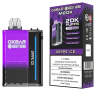 OXBAR ROCKY VAPOR OXBAR M20K — Grape Ice disposable vape