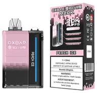 OXBAR ROCKY VAPOR OXBAR M20K — Peach Ice disposable vape