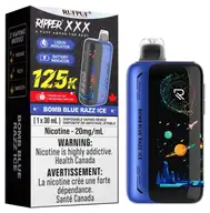 GCORE RIPPER XXX 125 K 30 ML — Bomb Blue Razz Ice e-liquid bottle