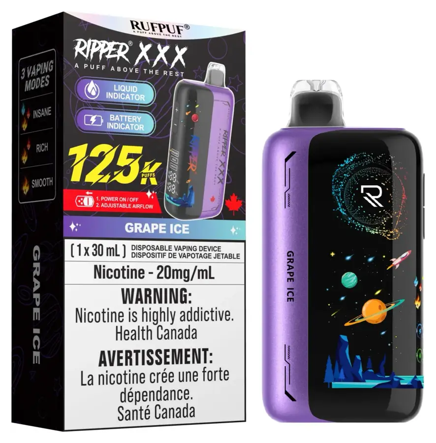 Ripper XXX 125K 30 mL - Grape Ice