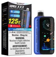 GCORE RIPPER XXX 125 K 30 ML — Strawberry Raspberry Blueberry e-liquid bottle