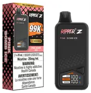 GCORE RIPPER Z 99K DISPOSABLE 10 MG — PINK BOMB ICE disposable vape
