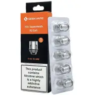 GEEKVAPE SUPER MESH REPLACEMENT COILS (5 PACK) — SIZE: X2 0.4 OHM — supplier representative packaging photo