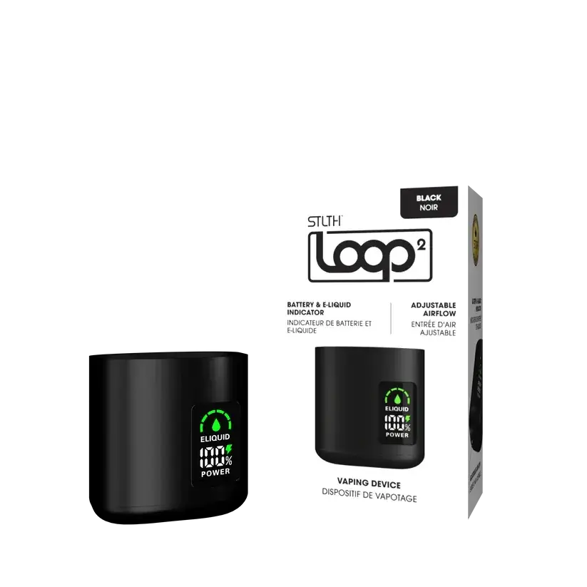 STLTH LOOP 2 CLOSED POD BATTERY in Black STLTH LOOP 2 CLOSED POD BATTERY in Black
