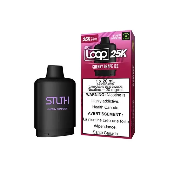 STLTH LOOP 25K (EXCISE AB TAX INCLUDED) - Cherry Grape Ice STLTH LOOP 25K (EXCISE AB TAX INCLUDED) - Cherry Grape Ice