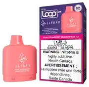 ELF BAR STLTH LOOP MAX X ELFBAR POD — Sour Strawberry Dragonfruit Ice replacement pod