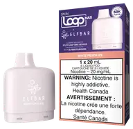 STLTH LOOP MAX x ELFBAR replacement pod — White Peach Ice, 20 mg