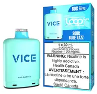 STLTH LOOP MAX X VICE 80K — SOUR BLUE RAZZ disposable vape