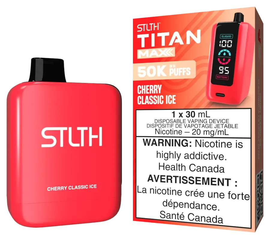 STLTH TITAN MAX 50K - Cherry Classic Ice