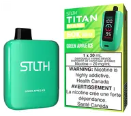STLTH TITAN MAX 50K — Green Apple Ice disposable vape