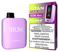 STLTH TITAN MAX 50K — White Grape Ice disposable vape