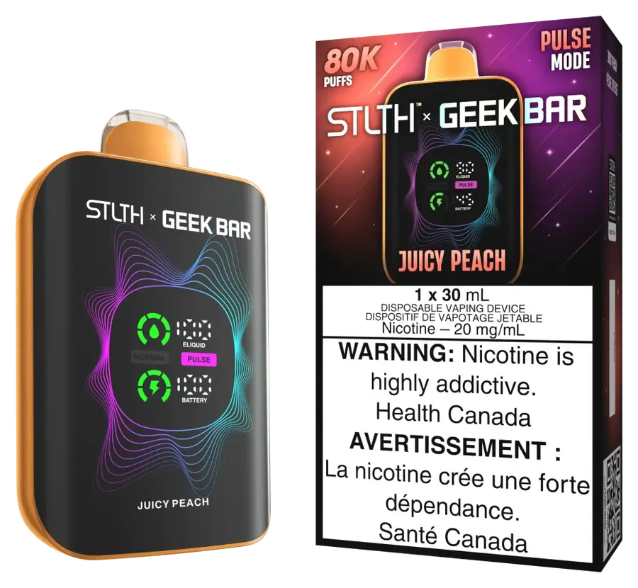 STLTH X GEEK BAR 80K - Juicy Peach STLTH X GEEK BAR 80K - Juicy Peach