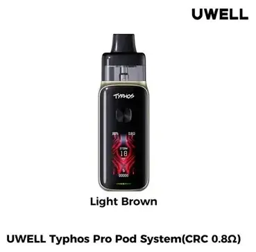 Uwell Typhos Pro Pod Kit [CRC] - LIGHT BROWN
